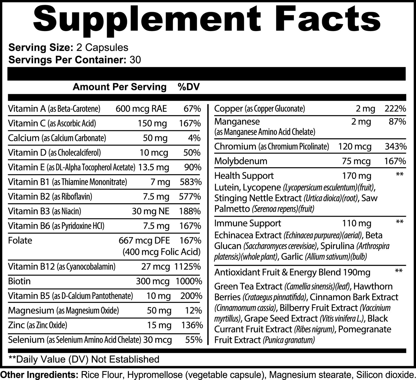 Complete Multivitamin - Nugentics