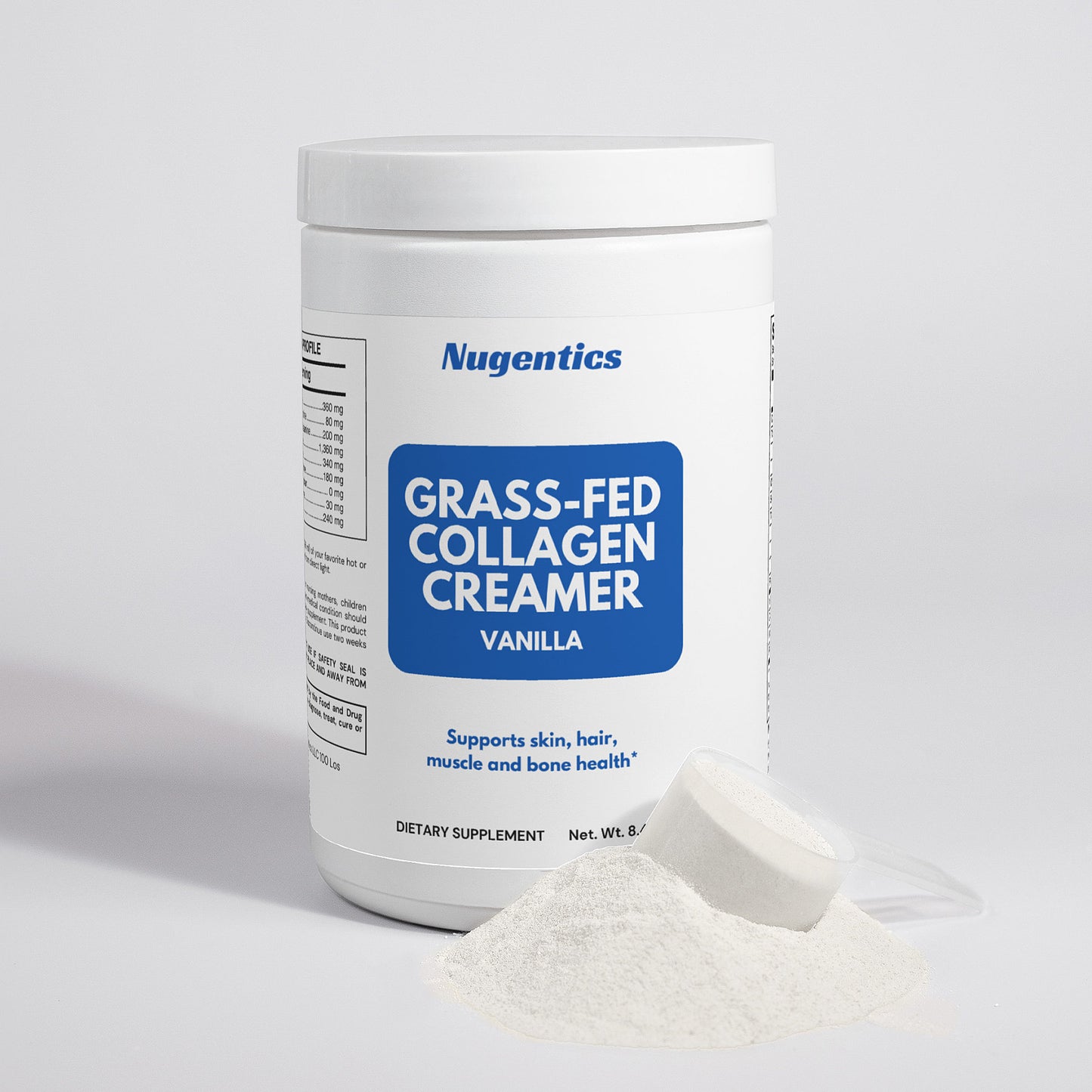Grass-Fed Collagen Creamer (Vanilla) - Nugentics