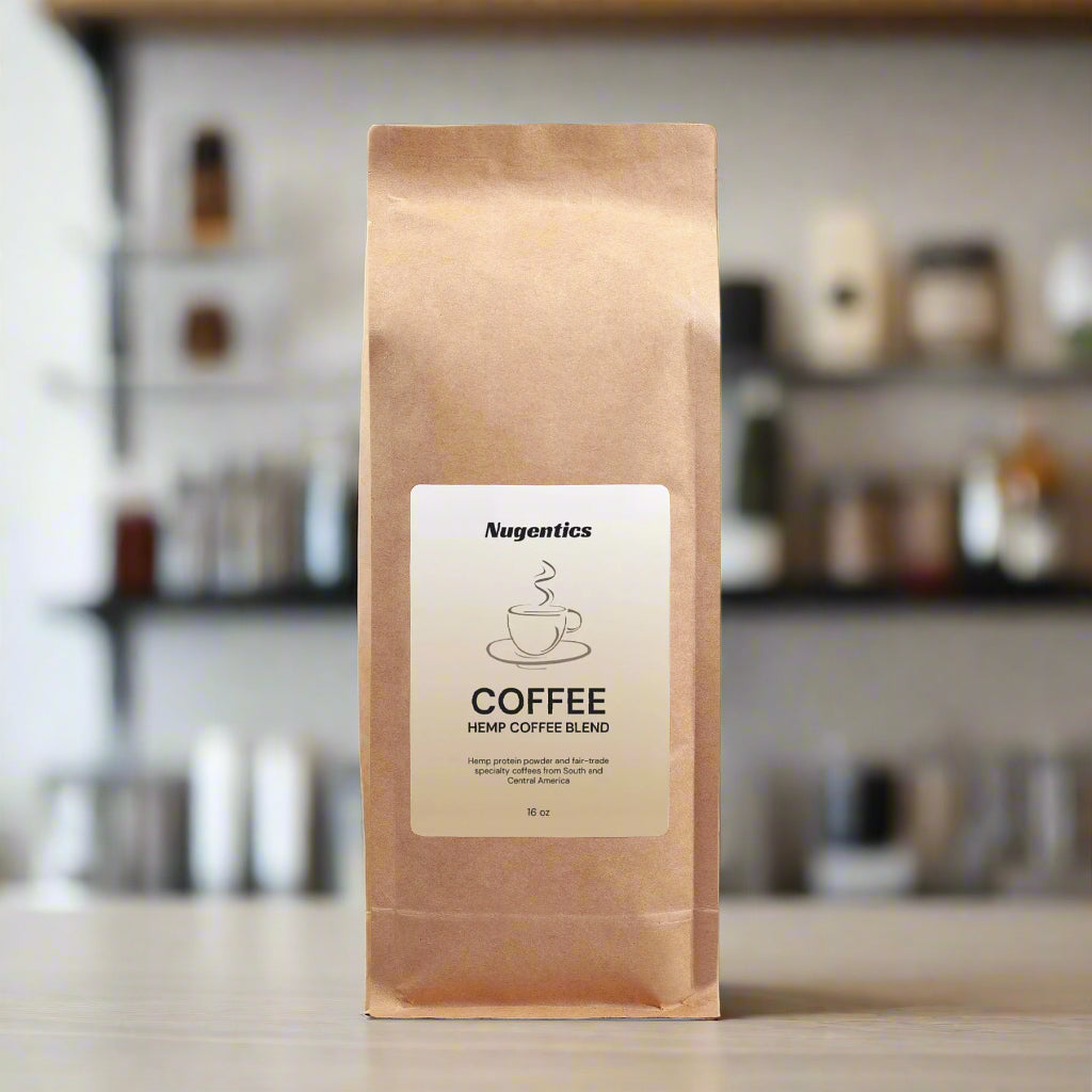 Hemp Coffee Blend - Medium Roast 16oz - Nugentics