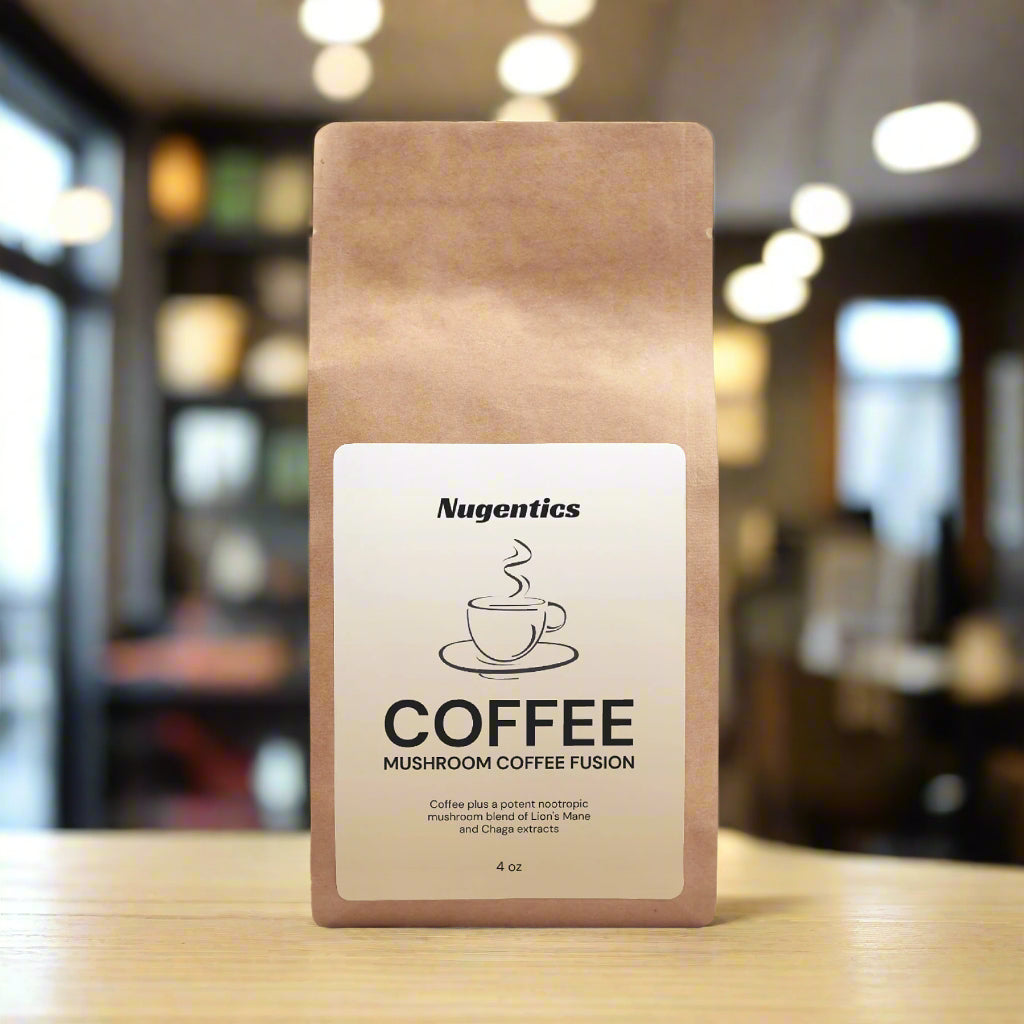 Mushroom Coffee Fusion - Lion’s Mane & Chaga 4oz - Nugentics