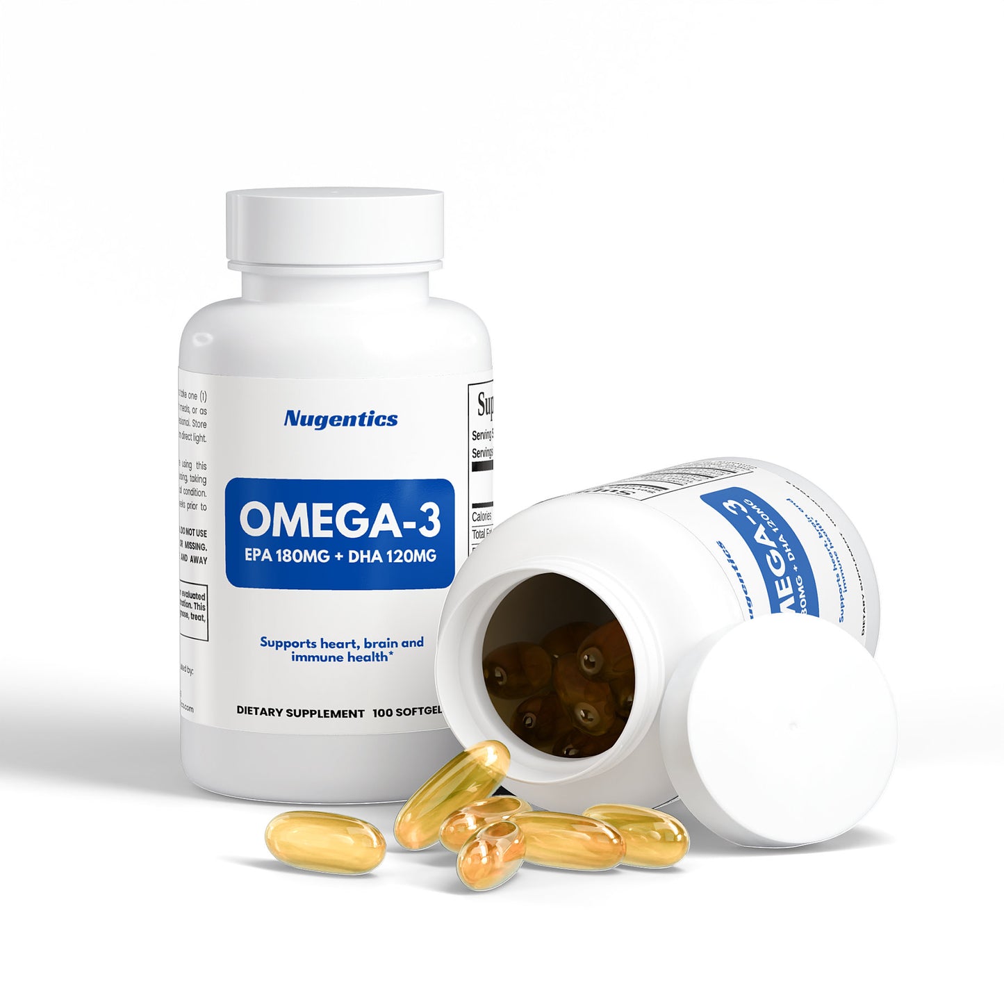 Omega-3 EPA 180mg + DHA 120mg - Nugentics