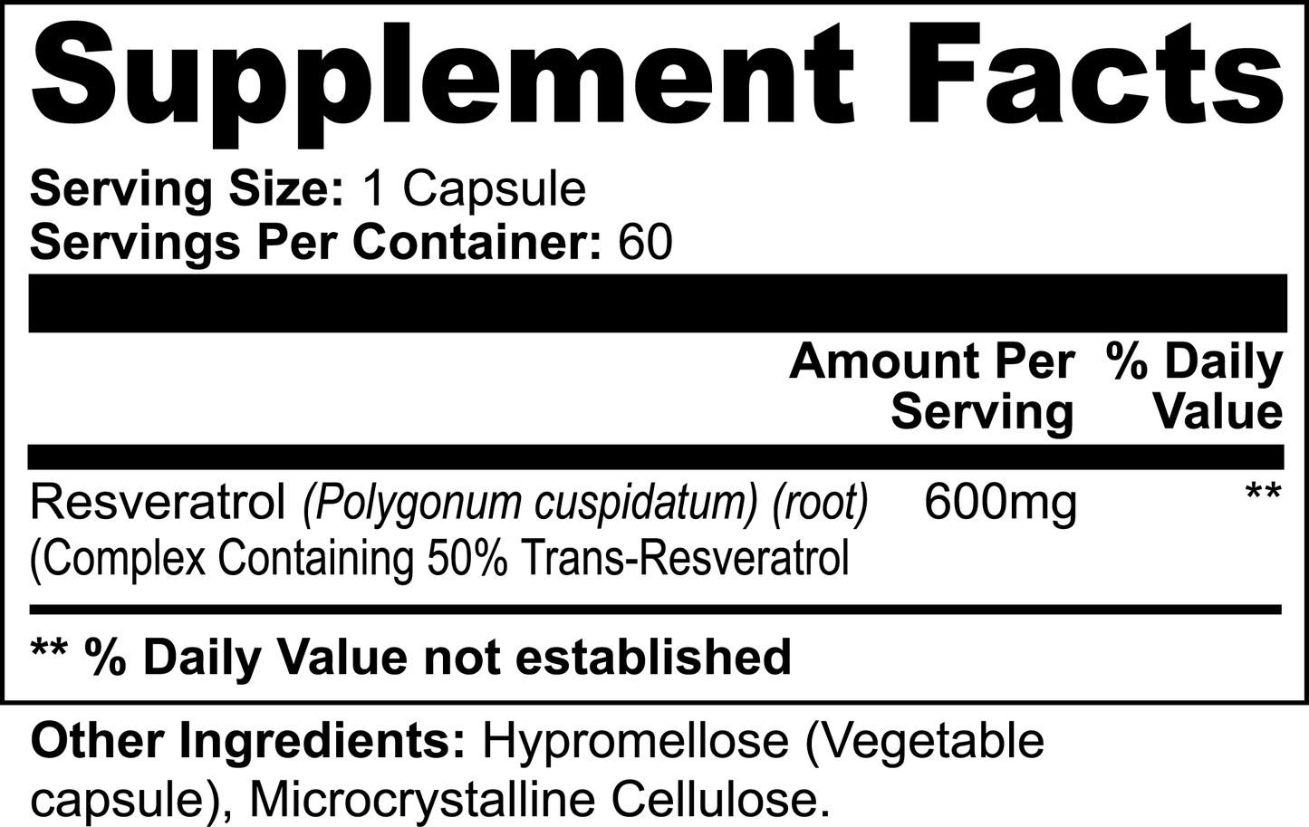 Nugentics Resveratrol - Nugentics