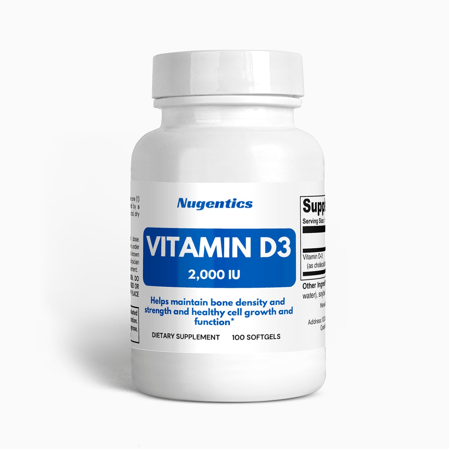 Vitamin D3 2,000 IU - Nugentics