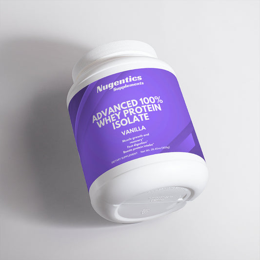 Nugentics Advanced 100% Whey Protein Isolate (Vanilla) - Nugentics
