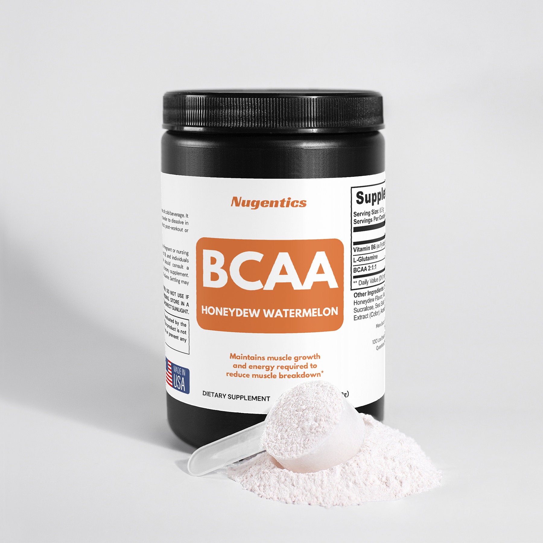 BCAA Post Workout Powder (Honeydew/Watermelon) - Nugentics