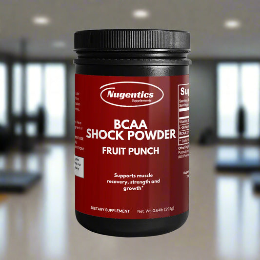 Nugentics BCAA Shock Powder ⎮ Fruit Punch Flavor - Nugentics