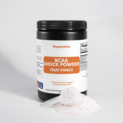 BCAA Shock Powder (Fruit Punch) - Nugentics