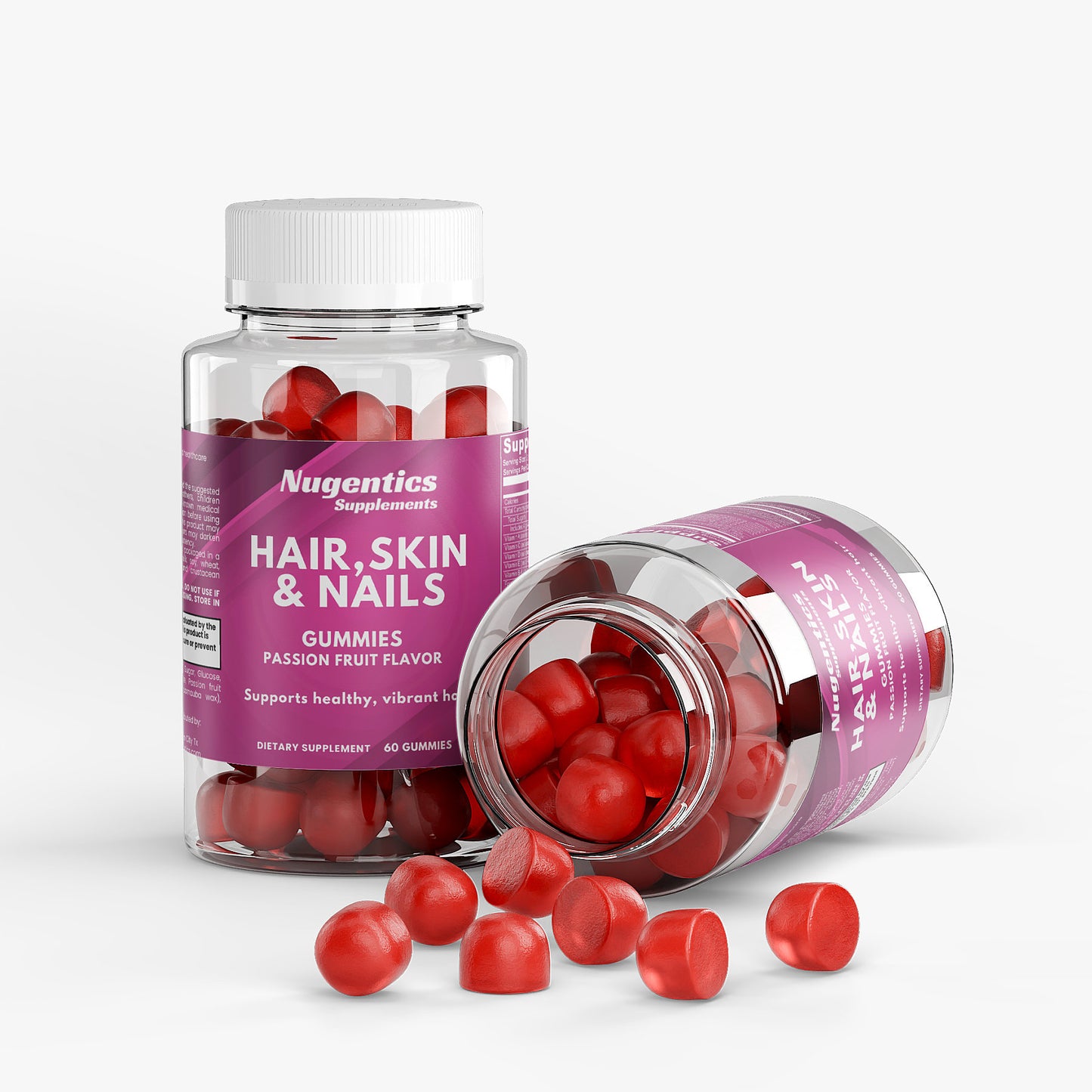 Nugentics Hair, Skin & Nails Gummies - Nugentics