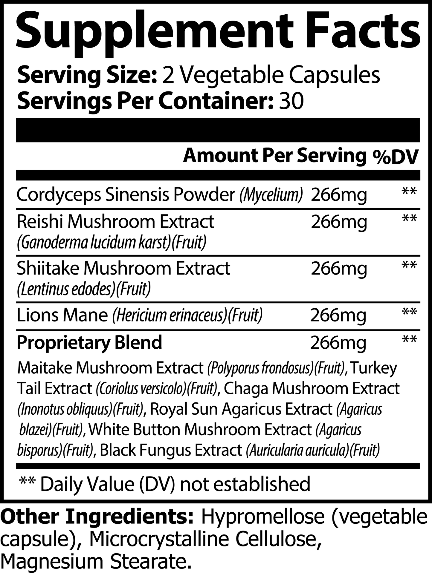 Mushroom 10 X - Nugentics
