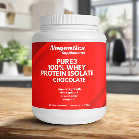 Nugentics Pure3 100% Whey Protein Isolate (Chocolate) - Nugentics