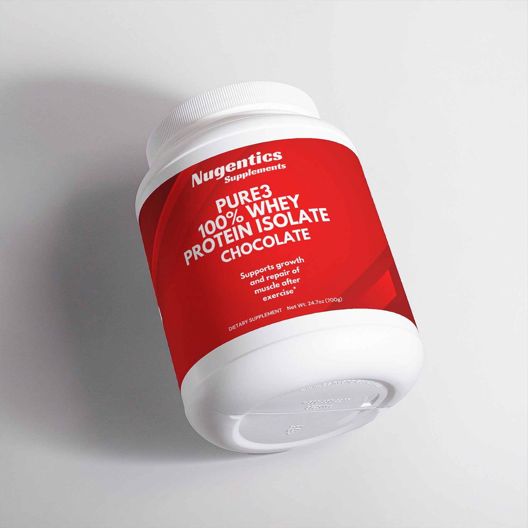 Nugentics Pure3 100% Whey Protein Isolate (Chocolate) - Nugentics