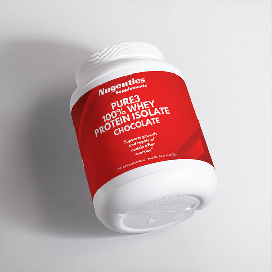 Nugentics Pure3 100% Whey Protein Isolate (Chocolate) - Nugentics