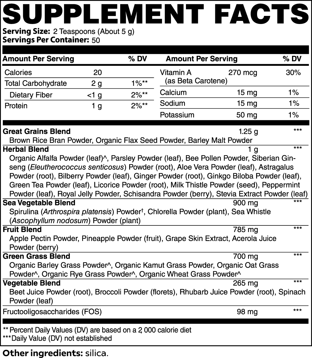 Nugentics Ultra Cleanse Smoothie Greens - Nugentics